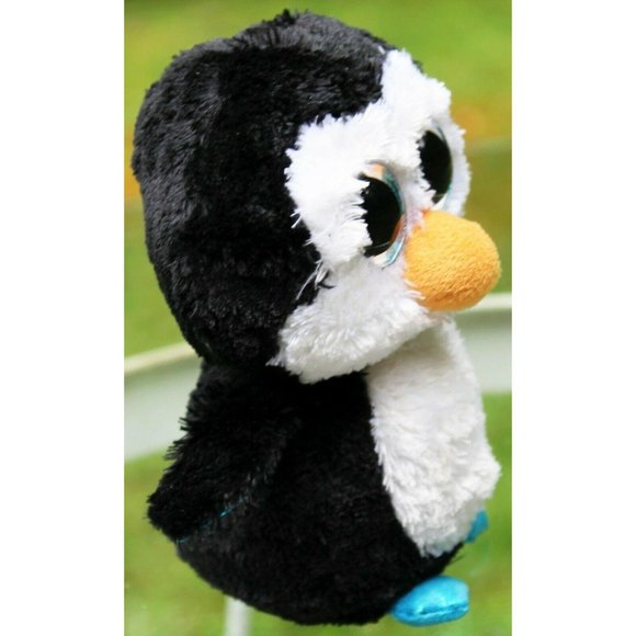 TY Beanie Boos Waddles the Penguin Plush White Blu - Picture 4 of 10